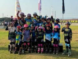 Atlet Sepatu Roda Gunungkidul Raih Juara Umum Kejurnas Piala Bupati Bantul 2024