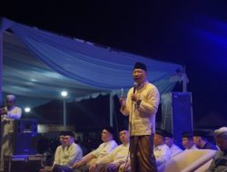 Ribuan Masyarakat Tubaba Sholawatan Bersama Mirza-Jihan, Tasyakuran Prabowo Presiden
