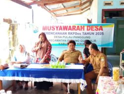 Musyawarah RKPDes Pulau Panggung 2025, Serap Kebutuhan Warga