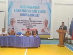 Peprizal Terpilih sebagai Ketua PTMSI Pesisir Barat