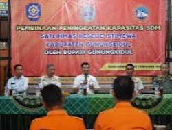 Pembinaan Peningkatan Kapasitas SDM Satlinmas Rescue Istimewa Kabupaten Gunungkidul