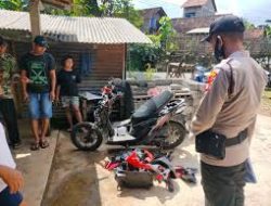 Tabrakan Sepeda Motor di Jalan Raya Semin, Empat Orang Dilarikan ke RSI Cawas