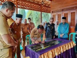 Bupati Pesibar Resmikan Lamban Sai Batin Marga Ulu Krui di Gunung Kemala