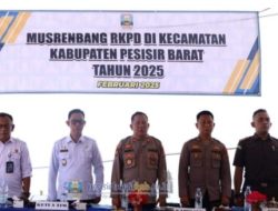 Gunawan Buka Musrenbang RKPD Kecamatan Pesisir Tengah, Pulau Pisang dan Krui Selatan