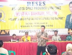 Mustika Serap Aspirasi Warga Tempel Rejo, Dari Bibit Coklat Hingga Sumur Bor