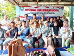 Musdesus Pulau Panggung Resmikan Koperasi Desa