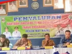 Pekon Way Napal Bagikan BLT-DD Kepada 45 KPM