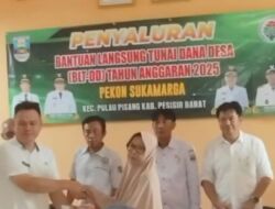 Pekon Sukamarga Bagikan BLT-DD Ke 10 KPM