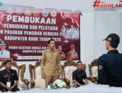 Gusril Pausi Kukuhkan Calon Paskibraka Kaur