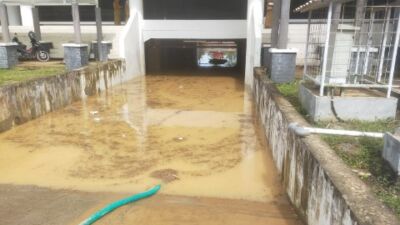 Antisipasi Way Tuok Meluap Pemkab Pesibar Akan Bangun Talud Penahan Air