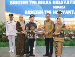 Gubernur Lampung Lepas Brigjen Rikas, Sambut Brigjen Haryantana sebagai Danrem 043/Gatam Baru