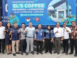 Lampung Lepas Ekspor Perdana Kopi Bubuk ke Hongkong