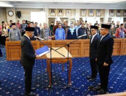 Gubernur Lampung Lantik Kepala Bappeda dan BKD