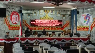 DPRD Lampura Gelar Paripurna Pengesahan Propemperda TA 2026