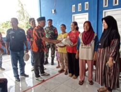 PP Lampura Beri Bantuan Paket Sembako Warga Desa Bumi Agung Marga