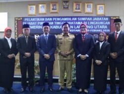 Pelantikan Sekda Definitif Perkuat Soliditas dan Kinerja Pemkab Lampung Utara