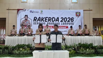 Buka Rakerda 2026, Jihan Sebut Pramuka Mitra Strategis Cetak SDM Unggul