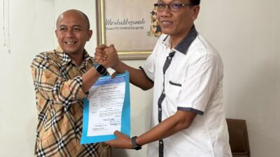 PWI Lampung Serahkan SK Manajer Biliar Porwanas 2027 pada Afrizal