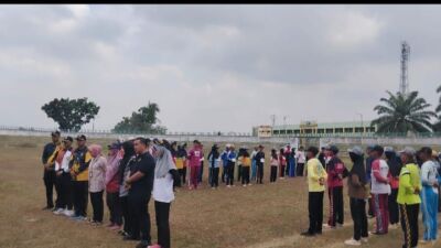 Jelang Diklat, Calon Paskibraka Lampura Matangkan Persiapan
