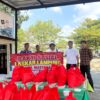 Laskar Lampung Bakti Sosial, Bagikan Paket Sembako pada Warga Membutuhkan